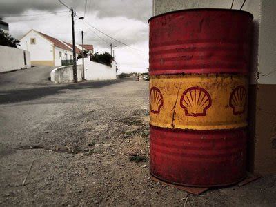 shell oil drum